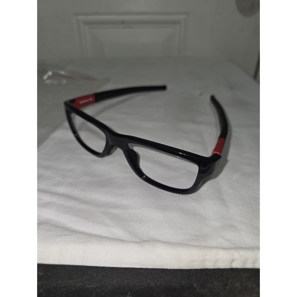 OAKLEY OX8113-0453 GAUGE 7.2 ARCH SATIN BLACK RED AUTHENTIC EYEGLASSES 53-17